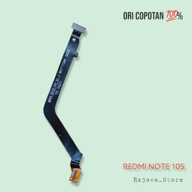 Fleksibel fleksible penghubung LCD mesin redmi note 10s ori original cabutan copotan asli garansi no