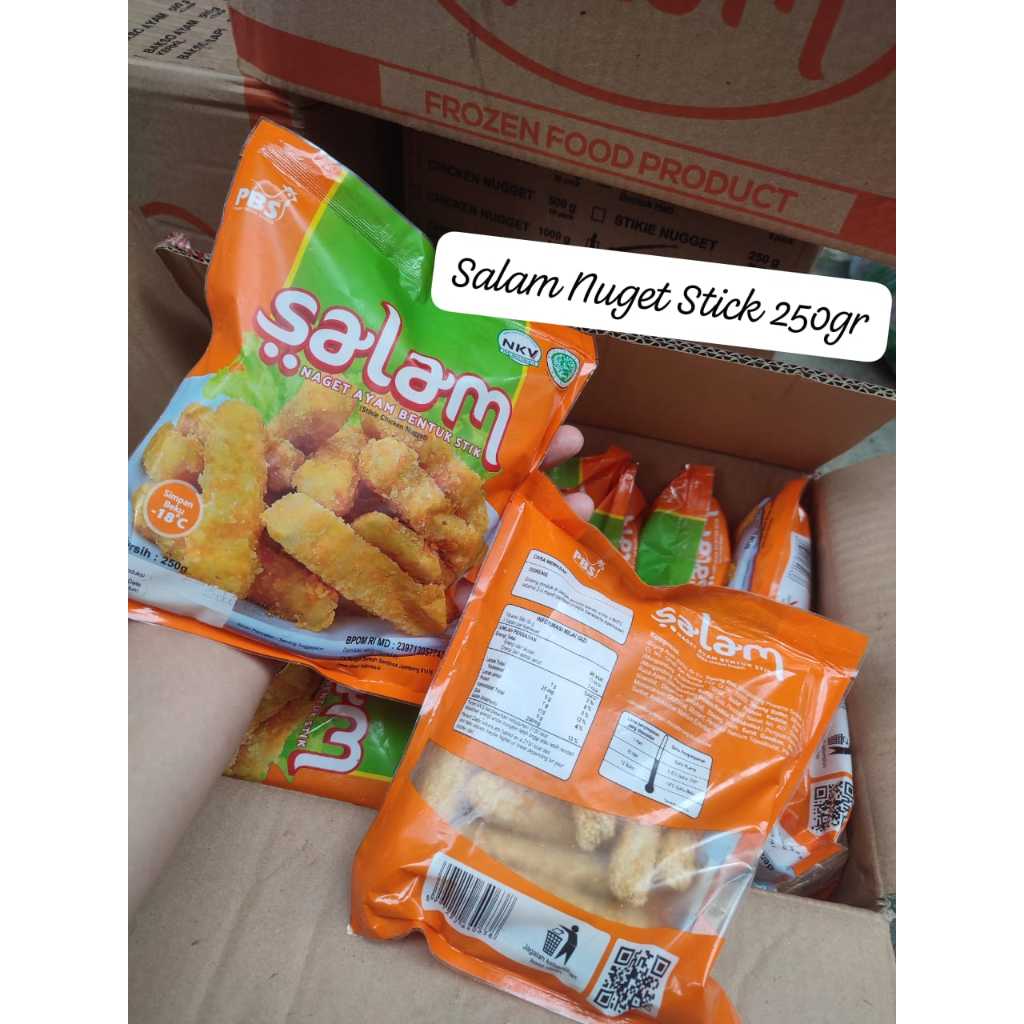 

nugget salam stick 250g / nugget ayam lezat merk salam