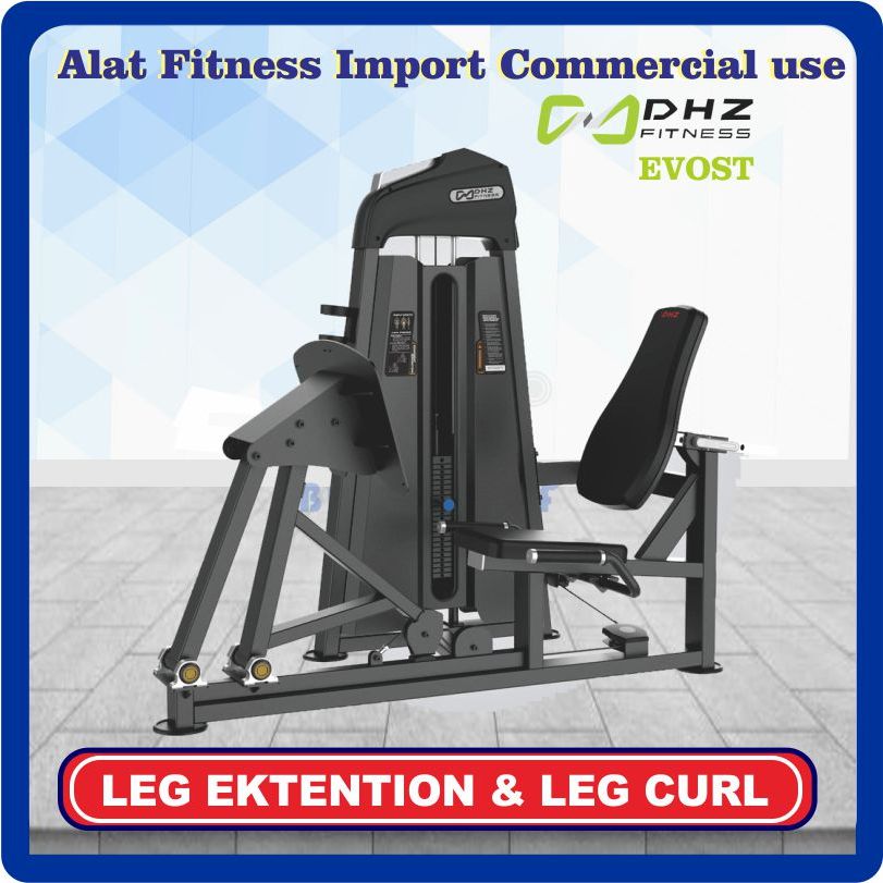 Alat fitness Commercial Gym Leg extension & leg curl