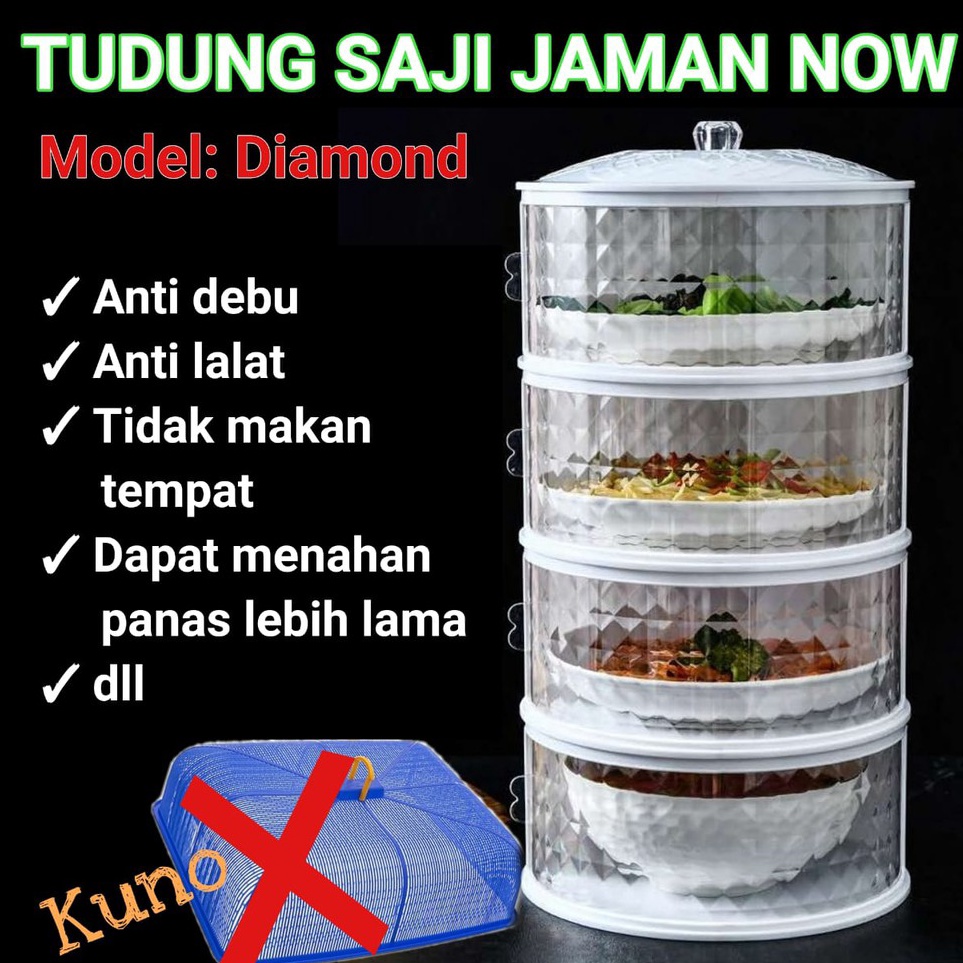 ART X36I ORI TUDUNG SAJI SUSUN 4 MURAH MODEL DIAMOND BRAND TRITU