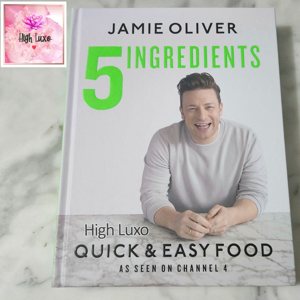 Buku Resep Recipe Jamie Oliver 5 Ingredients Quick & Easy Food As Seen On Channel 4 Hard Cover Hardc