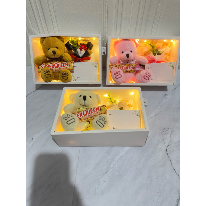 

GIFT BOX TEDDY BEAR / GIFT BOX ULANG TAHUN / HADIAH ULANG TAHUN / HADIAH / KADO UNIK