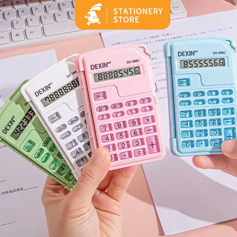 

Kalkulator Saku Sekolah Kantor Mini Calculator 8 Digit-Rabbit Stationery