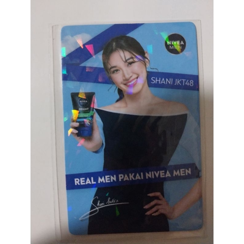 Photocard official Shani Jkt48 Nivea men