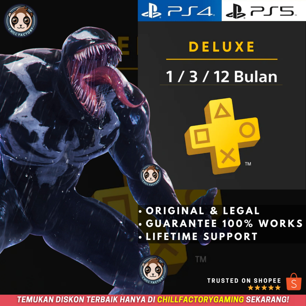 Play Station PS Plus + DELUXE (1/3/12 Bulan) - INDONESIA X TURKEY