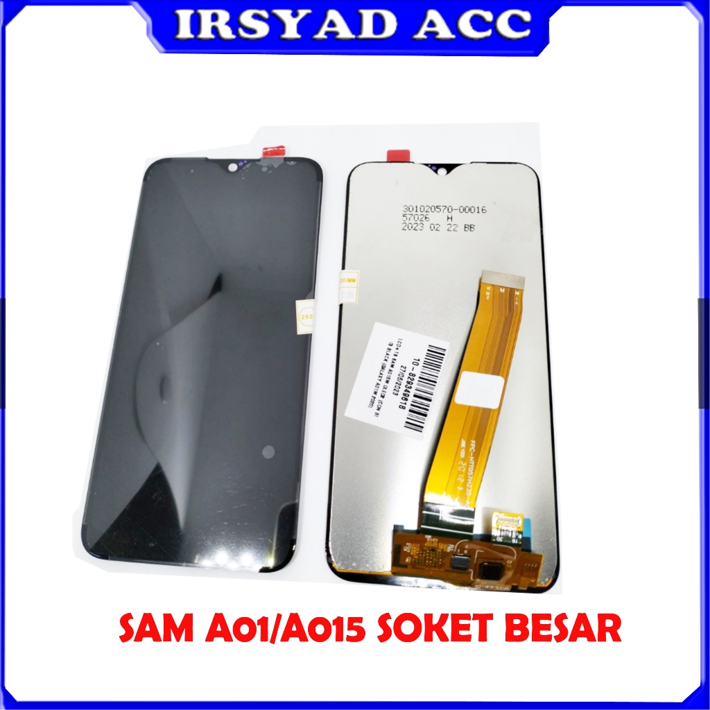 LCD TOUCHSCREEN SAMSUNG A01 -A015 ( CONEKTOR BIG )