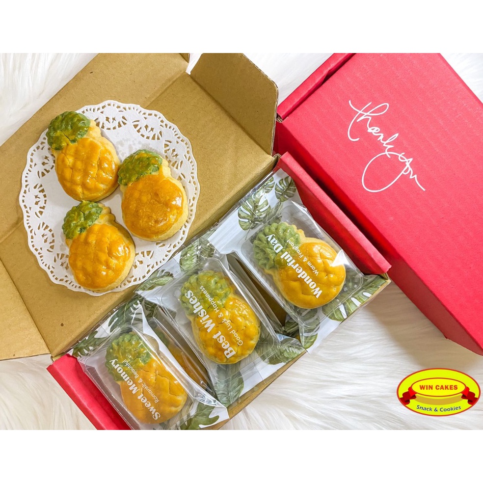 

CTH489 Nastar Taiwan Nastar Nanas Wisman Jumbo Taiwanese Pineapple Cake Pineapple Tart isi 6