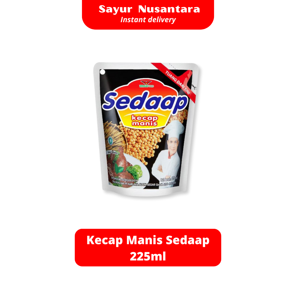 

Kecap Manis Sedaap/Sedap 225ml - Sayur Nusantara