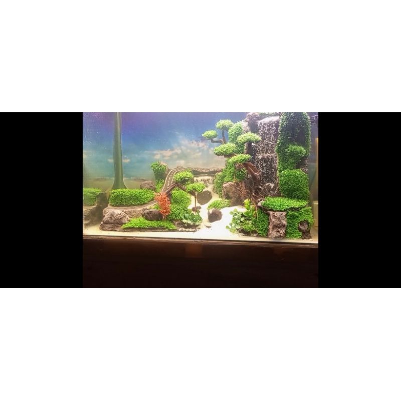 hardscape / tebing air terjun sintetis