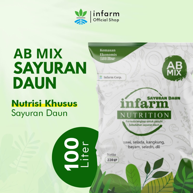 INFARM-Nutrisi AB Mix  Sayuran Daun