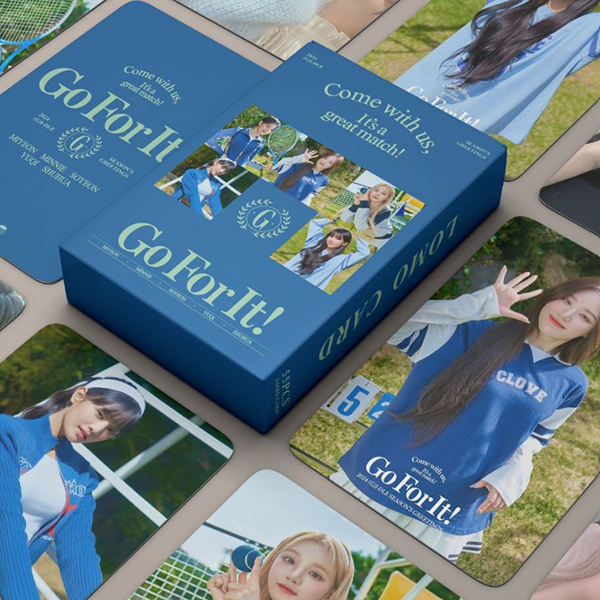 photocard (G)I-DLE 2024 SEASON'S GREETINGS Go For It 094agk