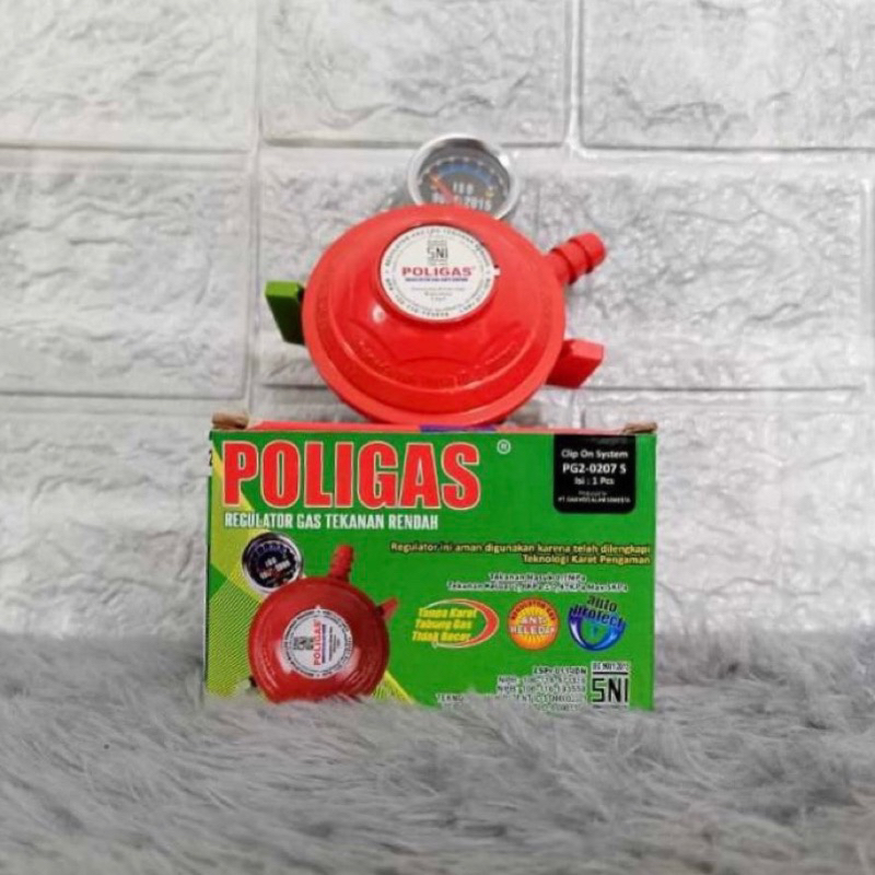 Regulator Poligas Dobel Pengunci Ganda
