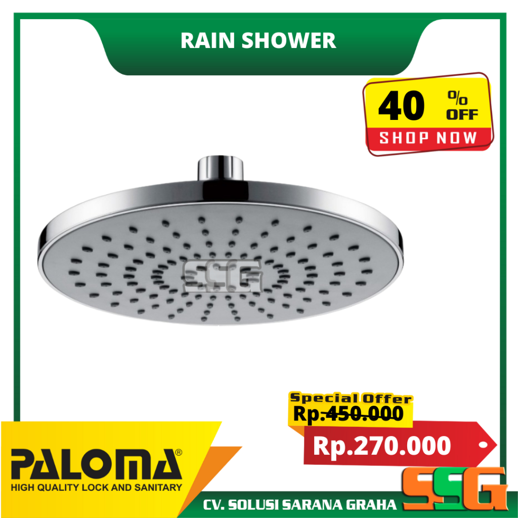 Rain Shower Kepala PALOMA RSP1134 Rain Shower Bulat