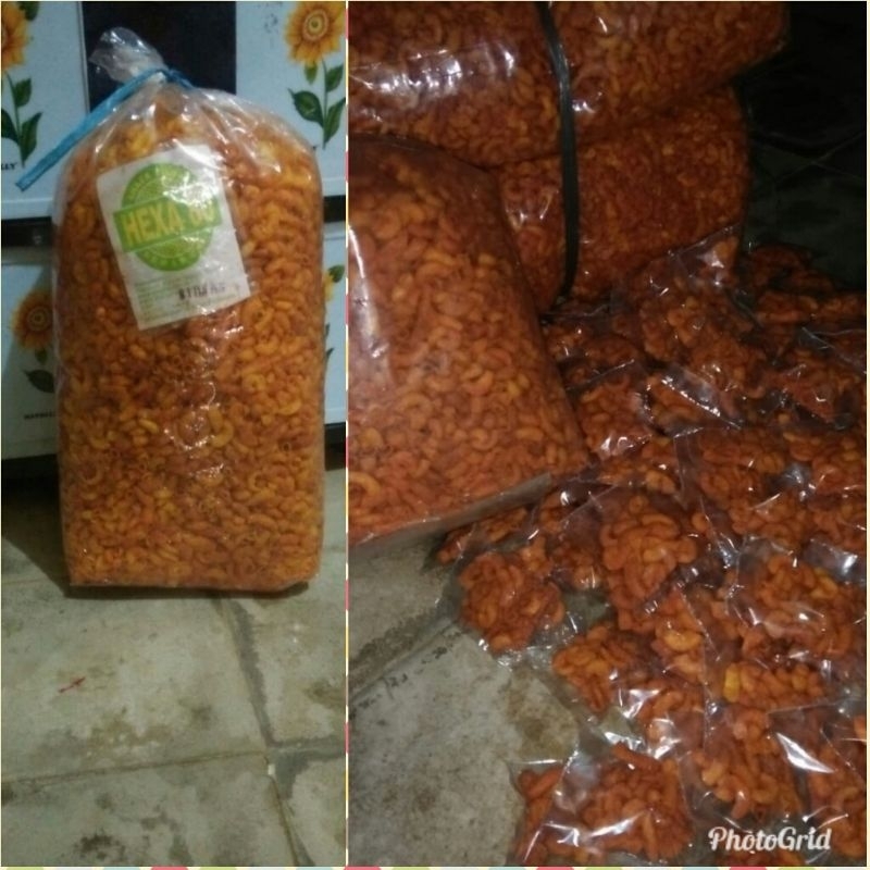 

makaroni pedas manis 1 ball / grosir