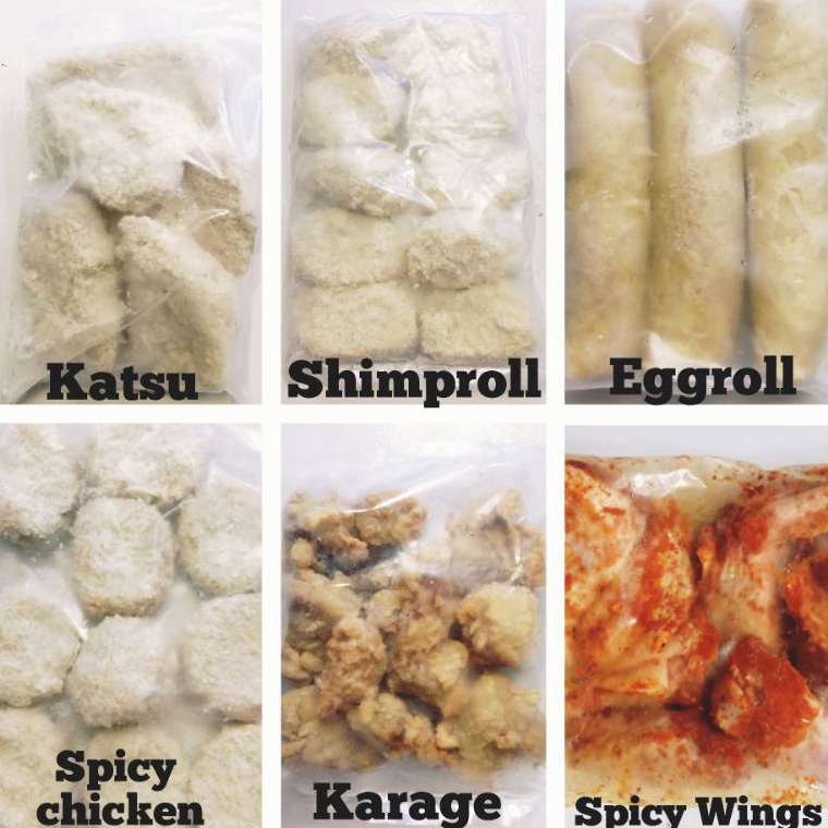 

LKC428 C6369 Bento Frozen FoodEgg RollShrimp RollSpicyspicy wings