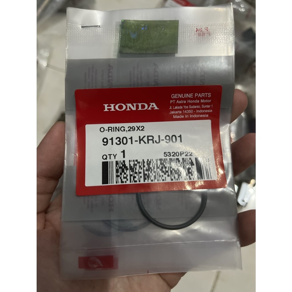 O-Ring 29×2 BeAT PCX Scoopy Vario SH150i 91301KRJ901 ORI AHM