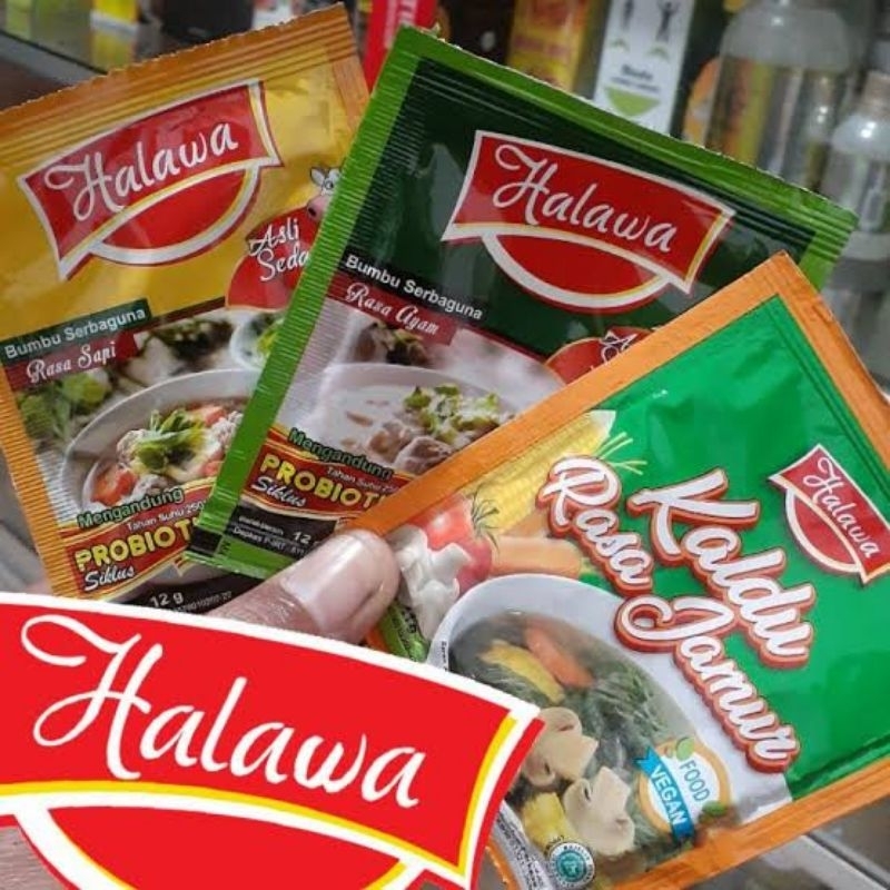 

HALAWA Bumbu Masak Serbaguna Organik / Non MSG Sintetis Bumbu Kaldu Rasa Ayam Sapi Jamur Probiotik per sachet / 1pc