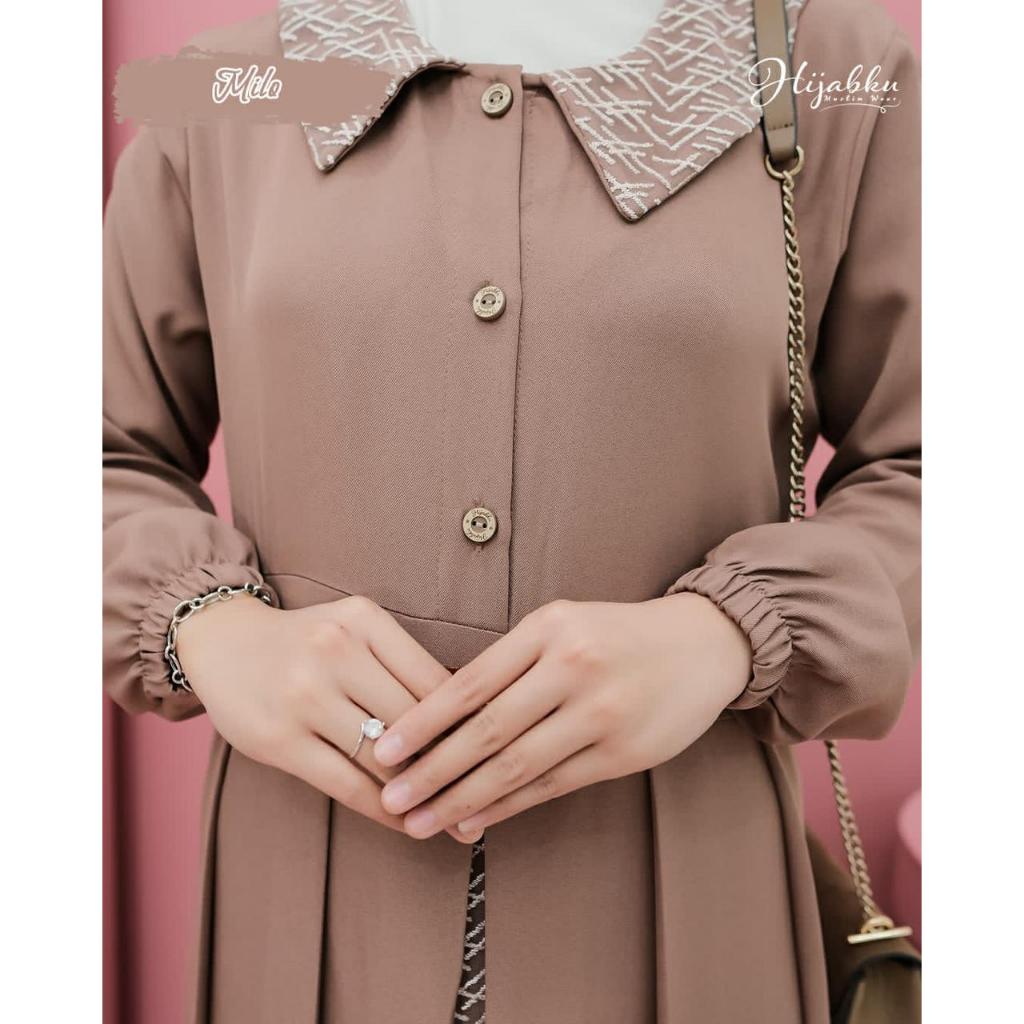 REAL STOCK, ERMA, REMMA, BELLA DRESS GAMIS TERBARU ORI BY HIJABKU