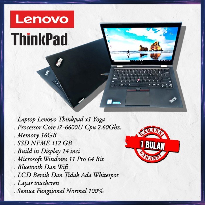 Laptop Lenovo Thinkpad x1 yoga