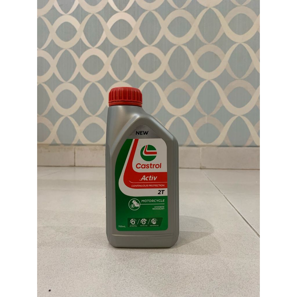 OLI CASTROL 2T OIL SAMPING CASTROL ACTIV 700ML 0.7L