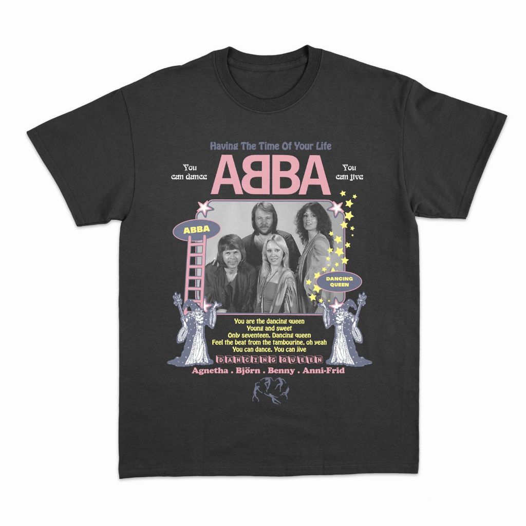 Kaos Tshirt Baju Band “ABBA - DANCING QUEEN”