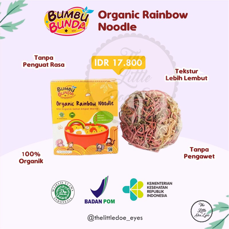 

Bumbu Bunda by Elia Organic Rainbow Noodle