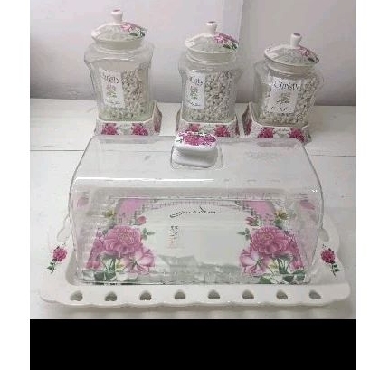 Paket Fiorenza Toples Set 3 + tempat Roti Tawar