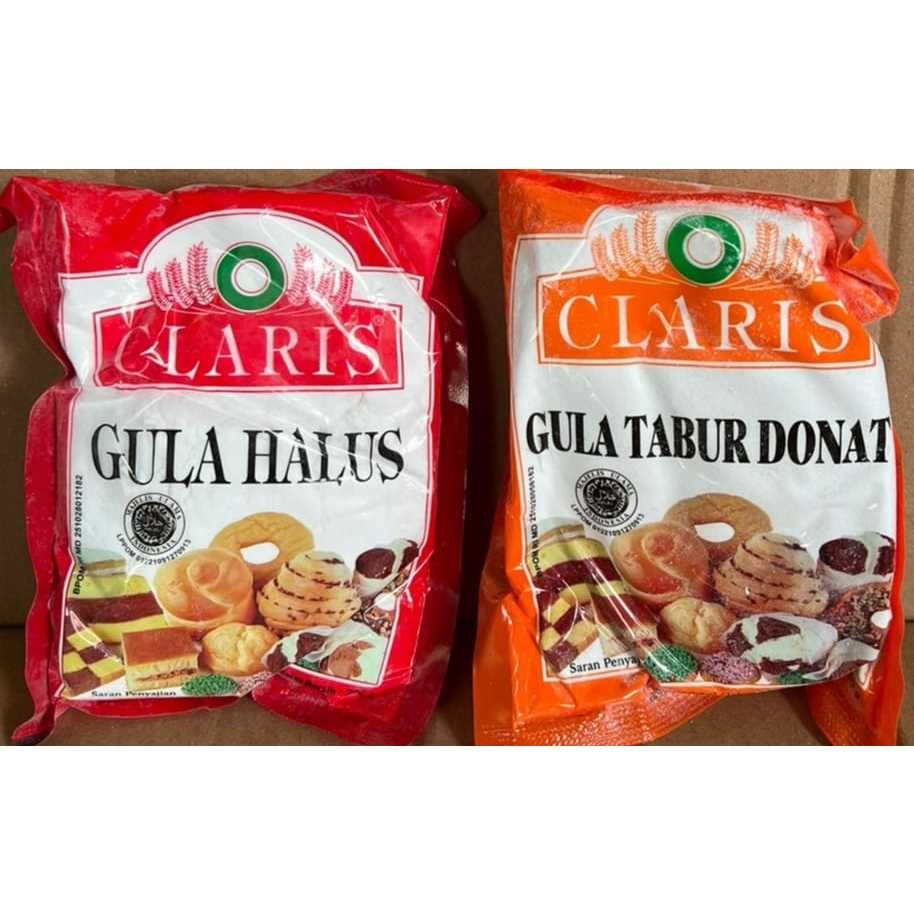 

GULA TABUR DONAT 250 GRAM / GUNA HALUS CLARIS 250 GRAM
