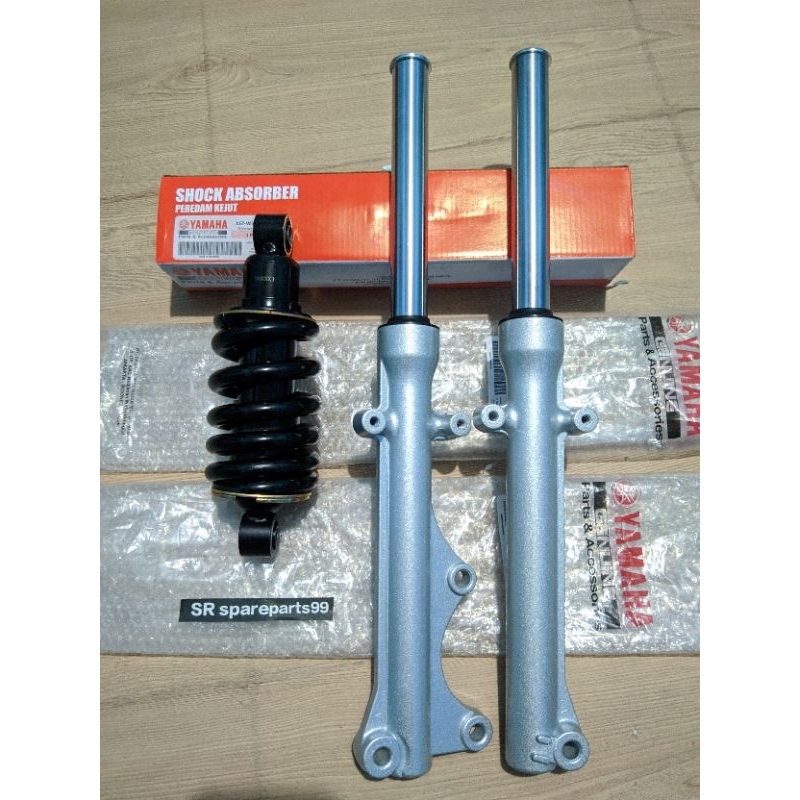 AS SOK DEPAN+TABUNG +SHOCKBREAKER BELAKANG YAMAHA JUPITER MX LAMA - JUPITER MX 135 NEW OLD ORI 1S7
