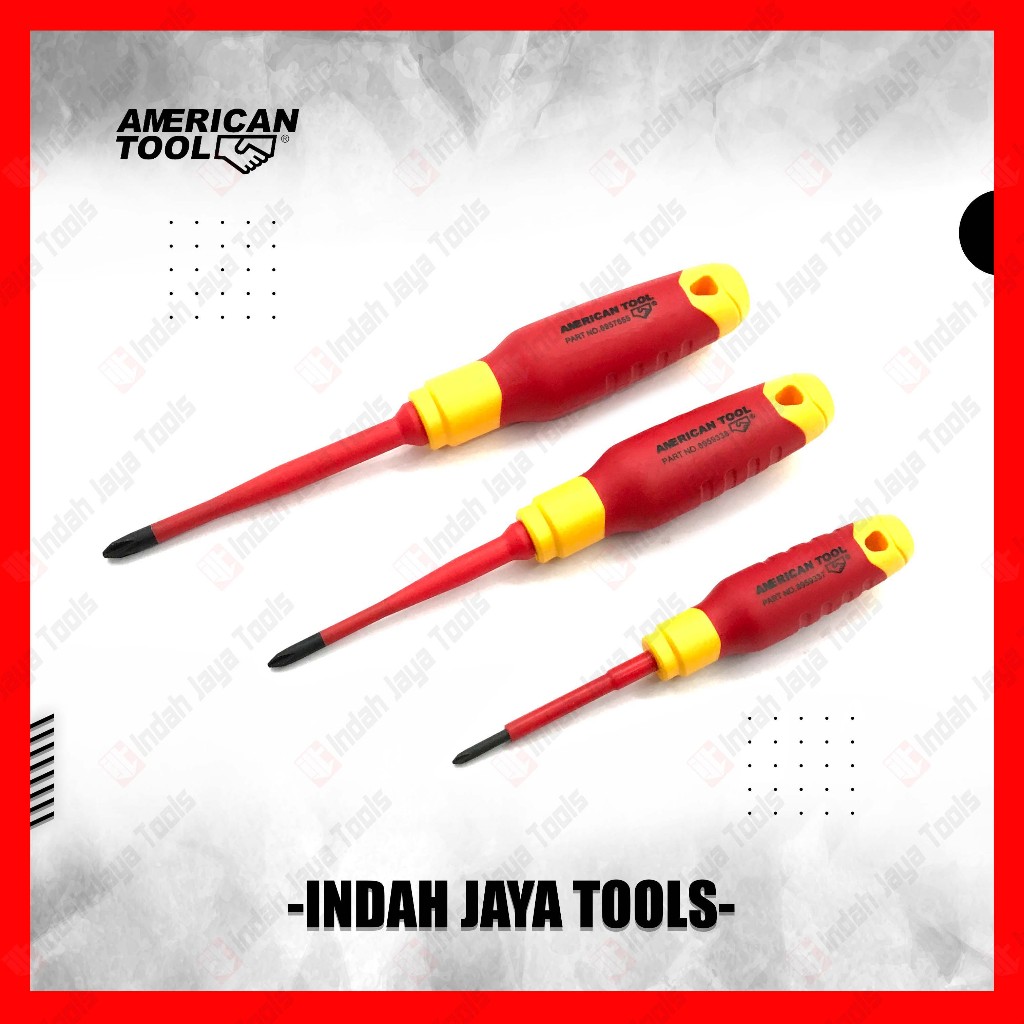 AMERICAN TOOL Obeng Listrik PLUS - Electric Magnetic 1000V Screwdriver