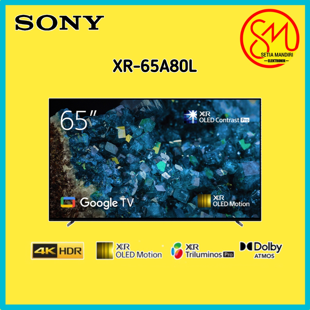 SONY BRAVIA XR 65A80L - OLED SMART GOOGLE TV 4K 65 INCH XR65A80L 65A80