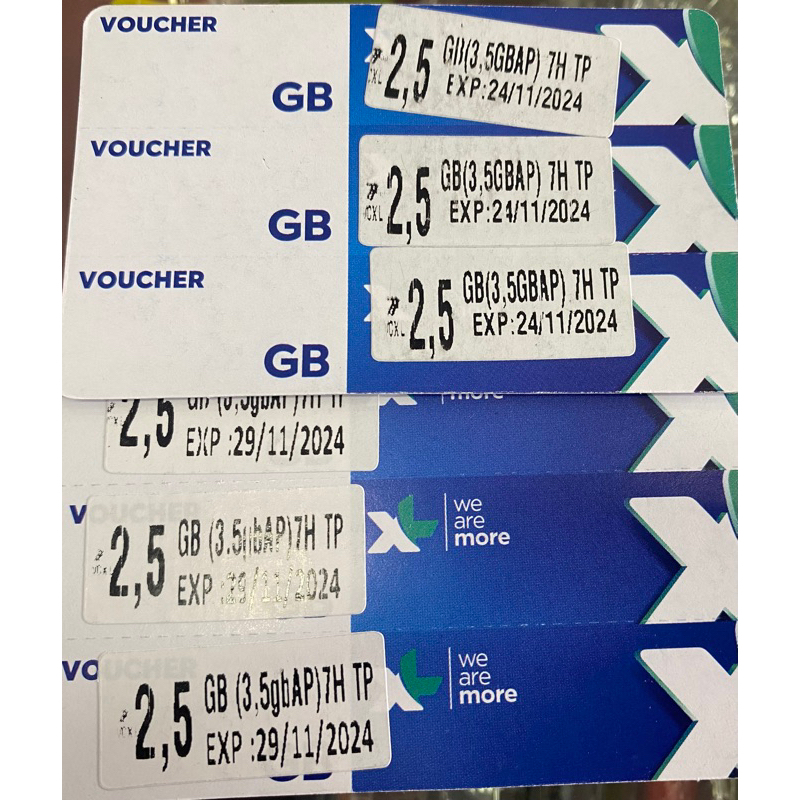 VC- XL S 2.5GB (3,5GB AP) 7 HARI