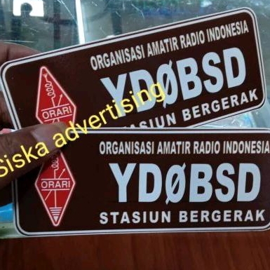 sticker Orari callsign | sticker orari