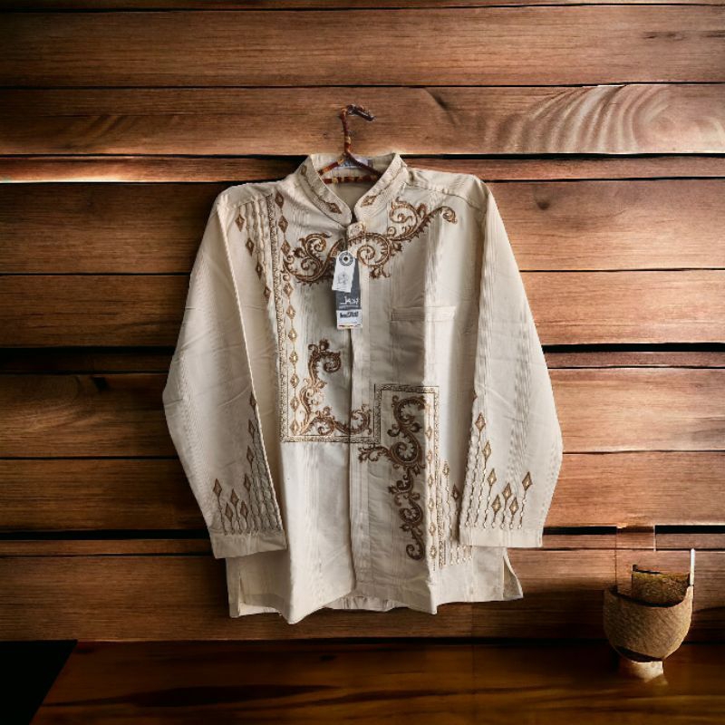 Baju Koko Takwa Taqwa Lebaran Busana Muslim Benhill Benhil Lengan Panjang
