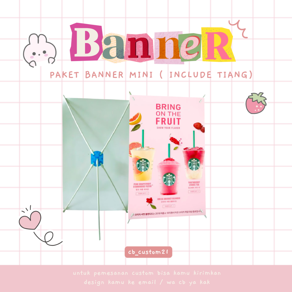 Mini X banner / Banner Meja