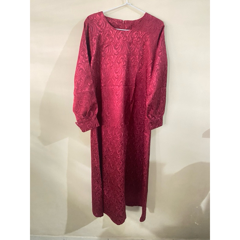 Preloved [No Label] Dress Pesta - Dress Syari - Dress wanita - Pakaian Wanita