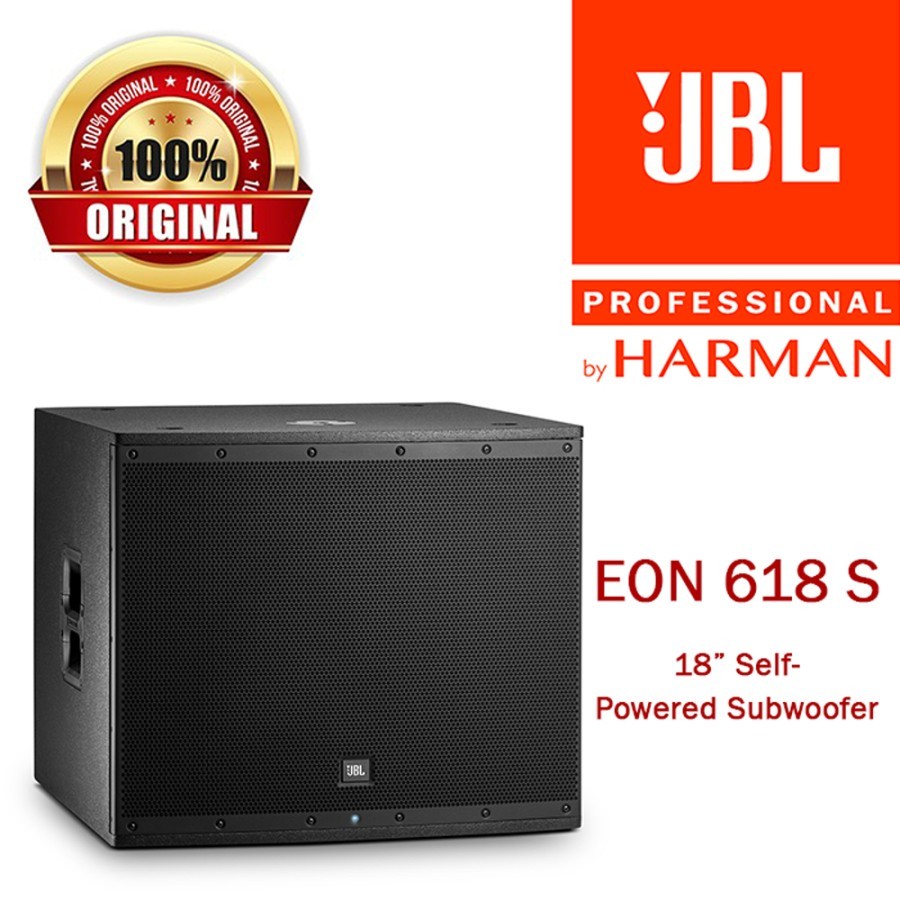 SUBWOOFER AKTIF JBL 10N 618 S / EON-618S / EON 618S 18 INCH 1000 WAT CLASS D AMPLIFICATION