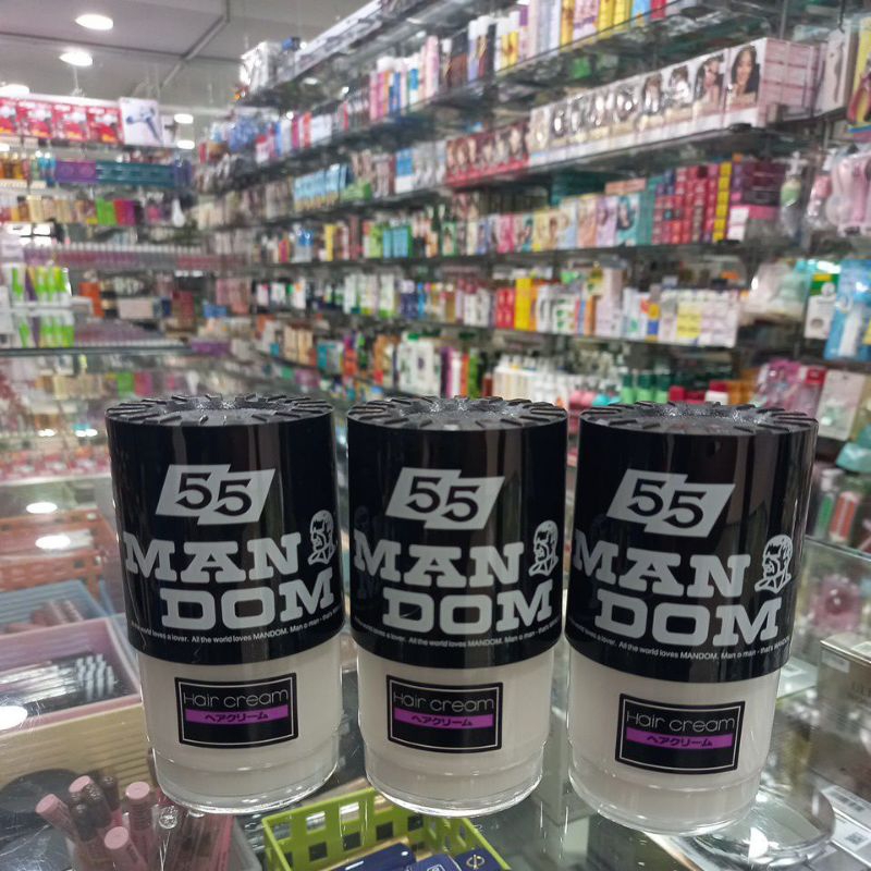 MANDOM HAIR CREAM 55 / MINYAK RAMBUT MANDOM 120ML
