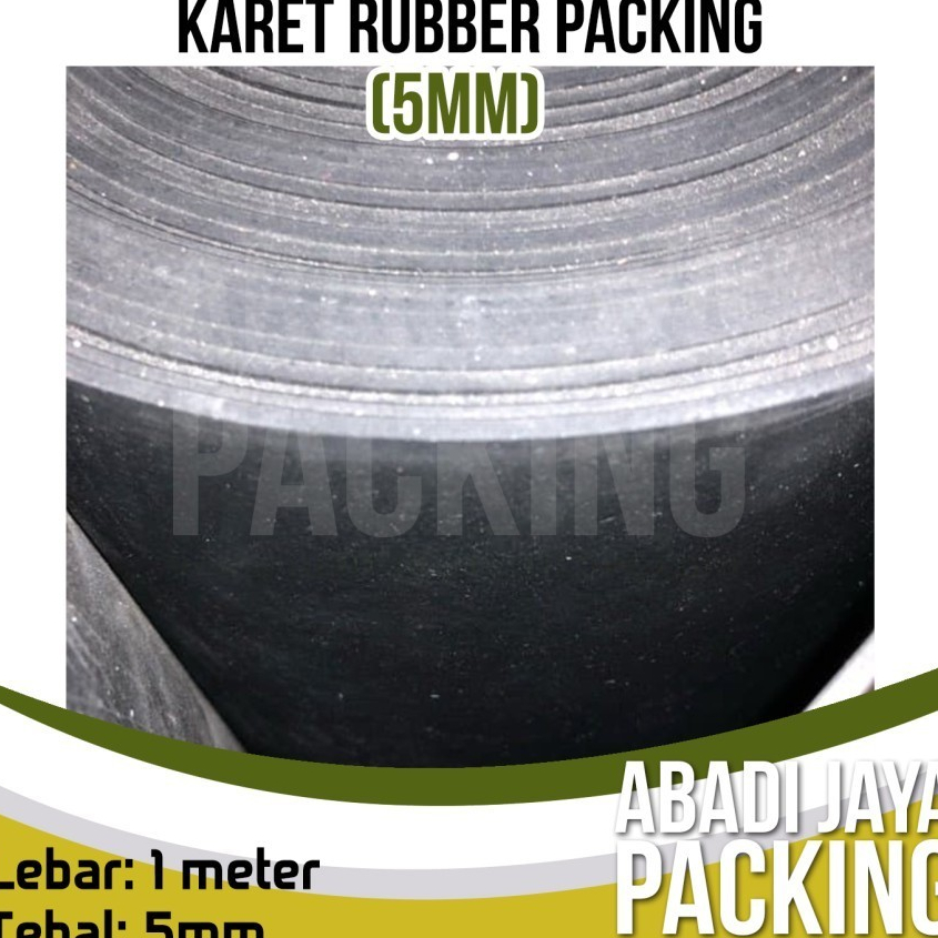 karet lembaran 5mm (rubber sheet)