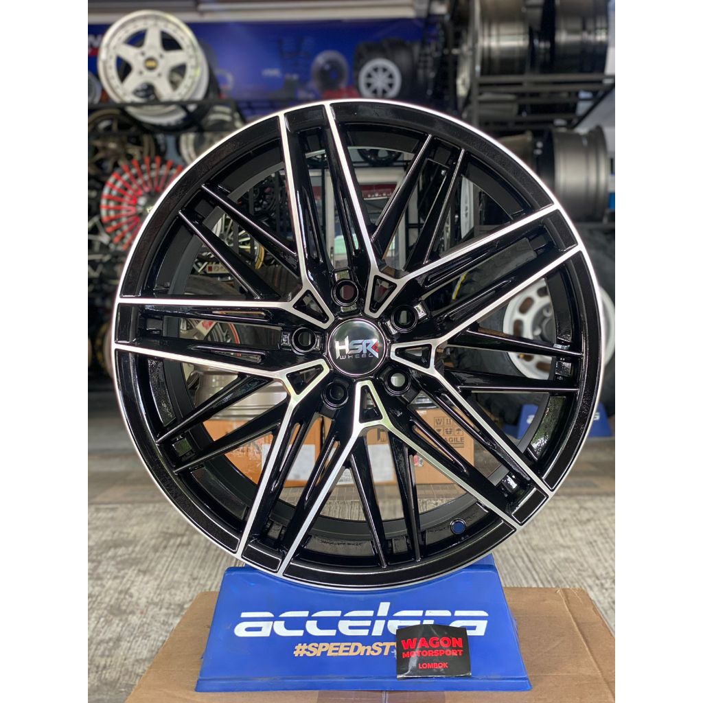 VELG MOBIL HSR TYPE UNTER RING18 PCD5X114,3 BUAT MOBIL RUSH TERIOS ERTIGA INNOVA MAZDA DLL