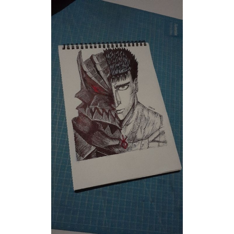 

Sketsa Anime Guts(Berserk)size B5