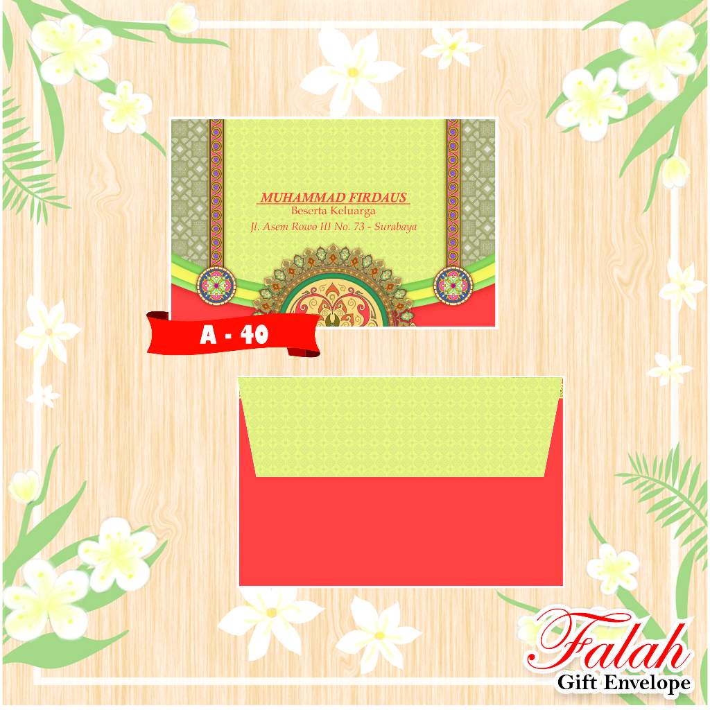 

Amplop Falah A 40 Termurah Isi 50 Lembar (Belum Termasuk Cetak)