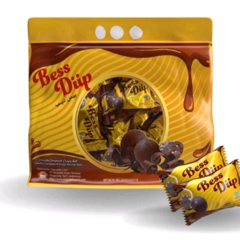 

Coklat crispy ball bees diip isi 40 Exp:2025