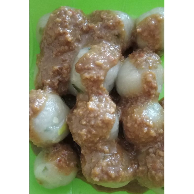 

Cilok isi Ayam atau cilok polos