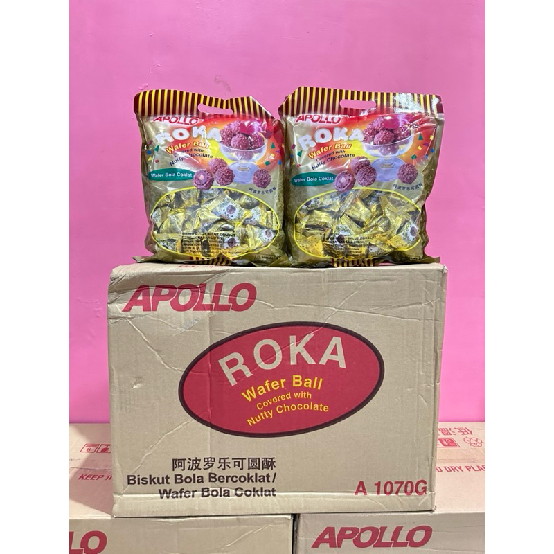 

ROKA WAFER BOLA COKLAT 300GR ISI 50PCS