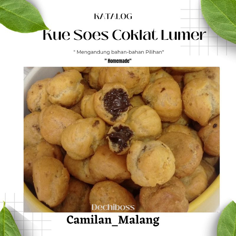 

Kue Soes Kering Coklat Lumer (Toples 1000 ML)