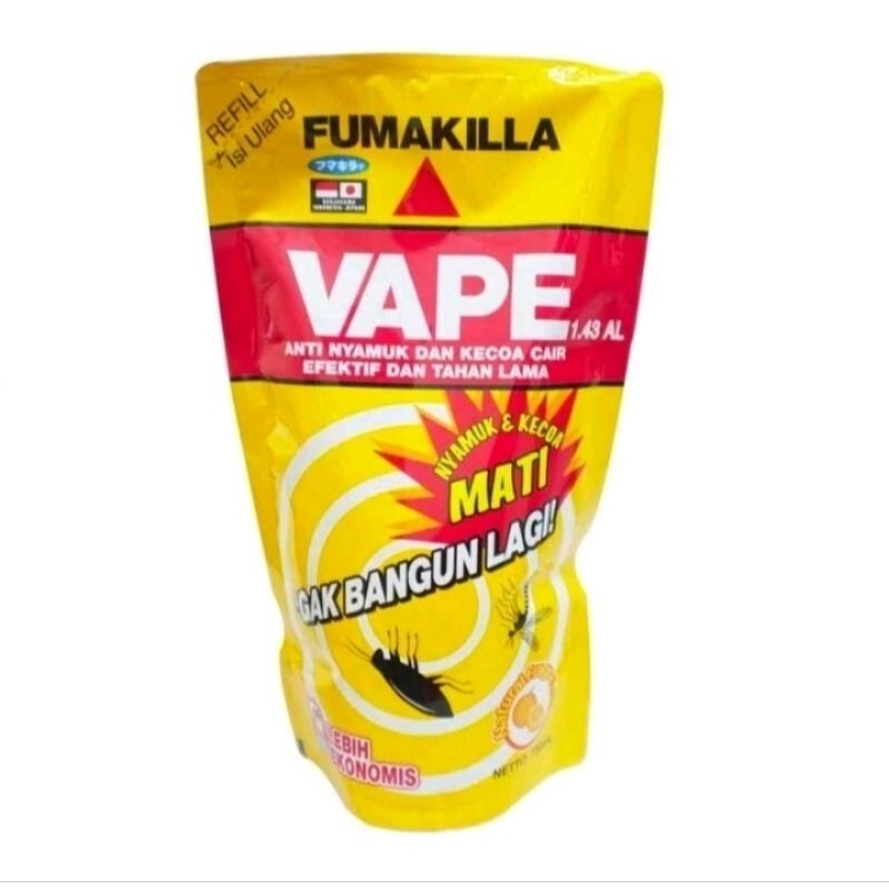 Fumakilla Vape Anti Nyamuk & Kecoa Cair Refill 175ml