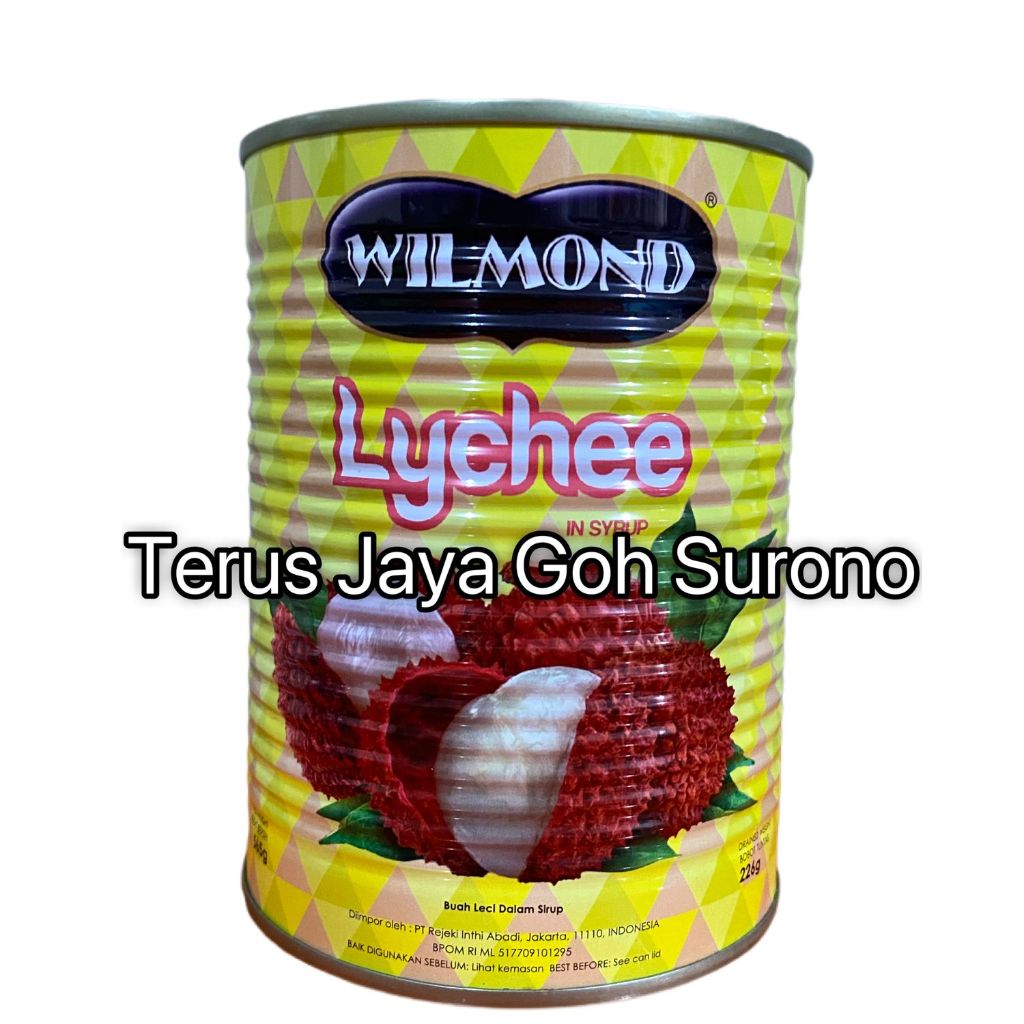 

Wilmond Lychee In Syrup 565gr Buah Leci Kaleng