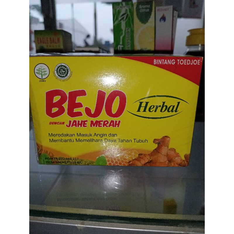 

Bejo jahe merah Herbal Cair persachet