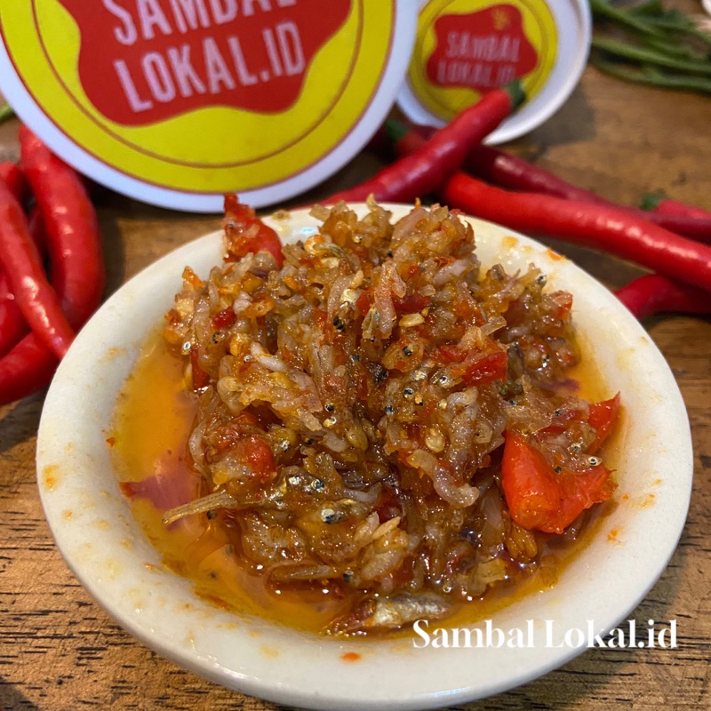 

Sambal Lokal.id_Sambal Teri Toples 100gr